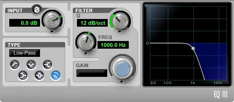 Filter 12 dB/octave