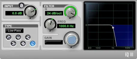Filter 24 dB/octave