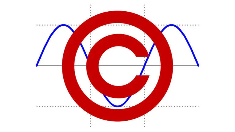 Can you copyright a sine wave?