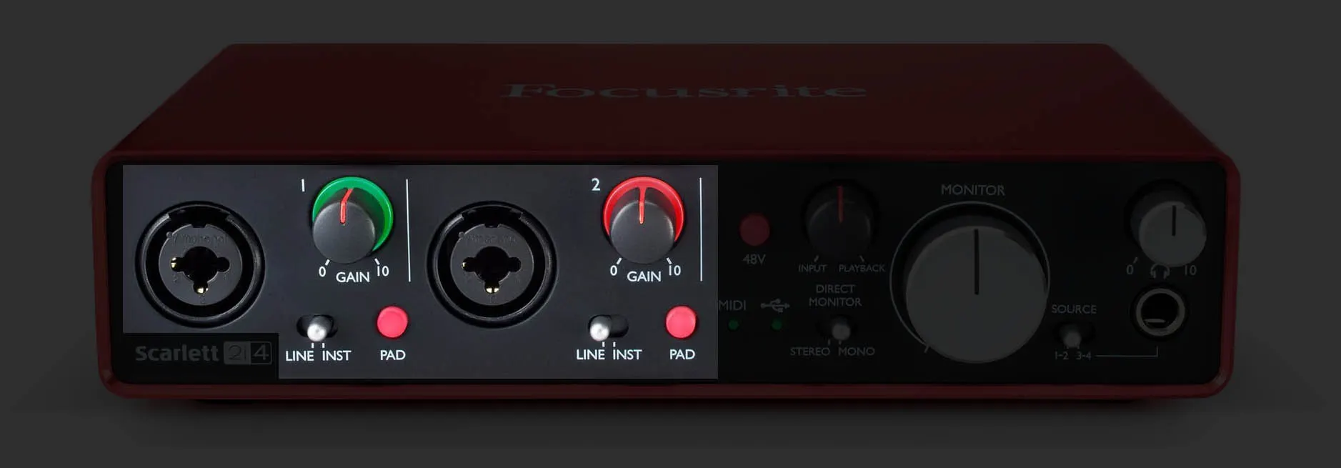 Focusrite Scarlett 2i4 audio interface