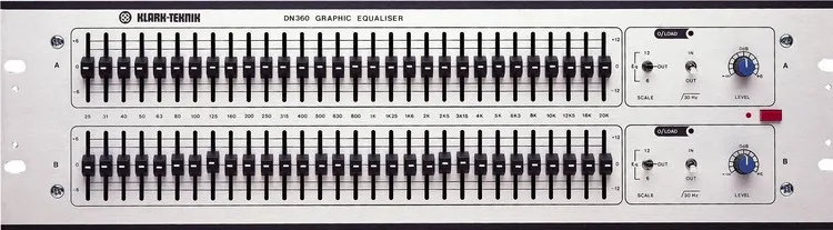 Klark Teknik DN360 2-channel graphic equalizer