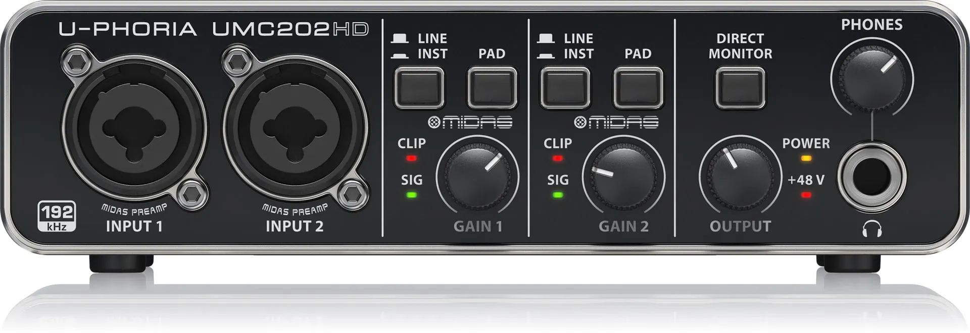 Behringer UMC202HD audio interface
