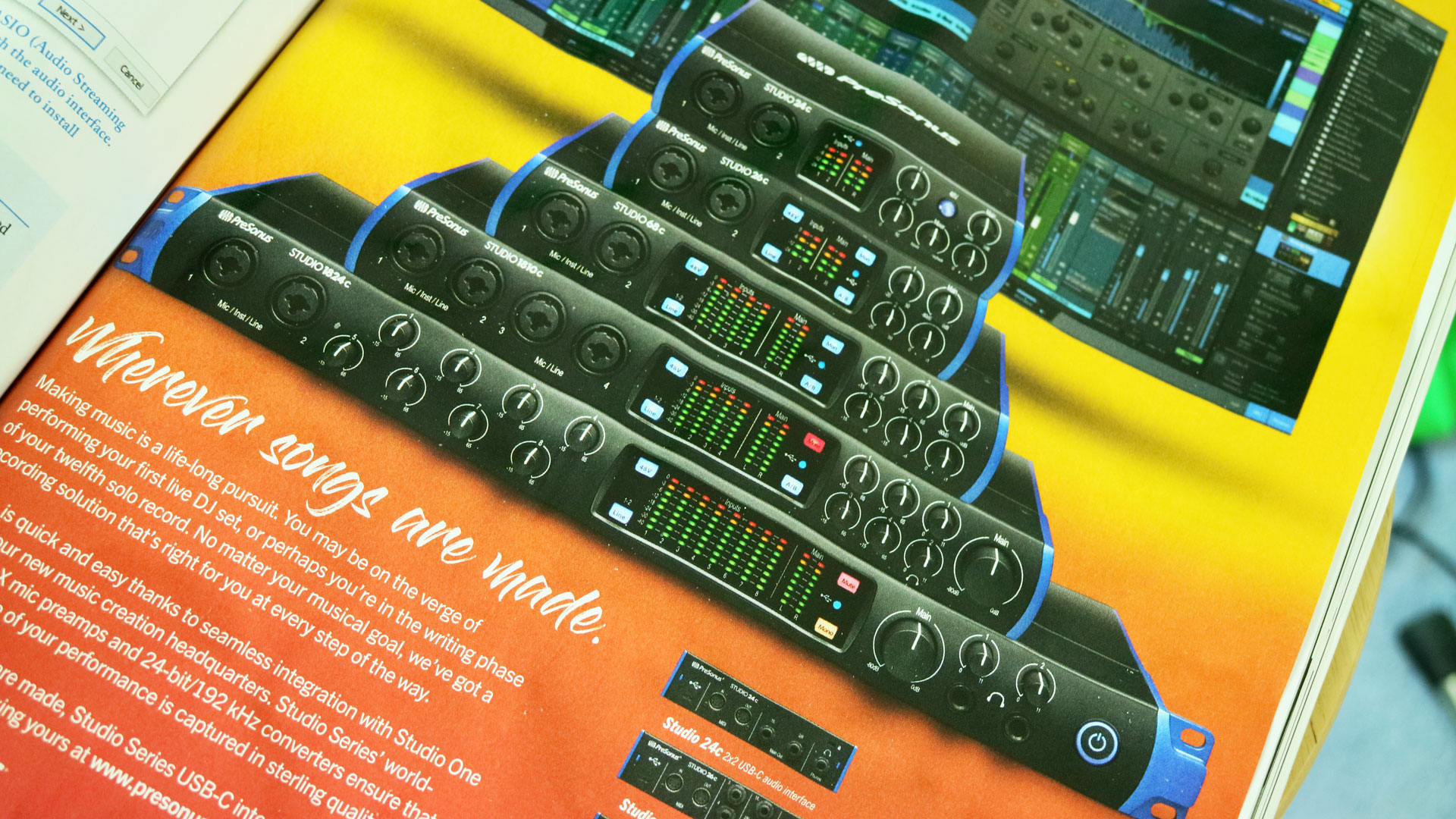 Presonus audio interfaces