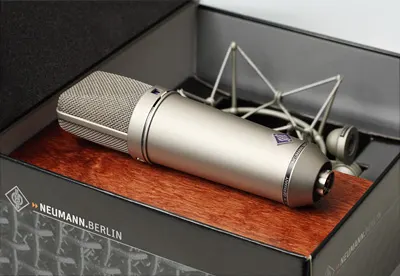 Neumann U87 large diaphragm capacitor microphone